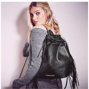Victoria's Secret Fashion Show Fringe Backpack. I have too many bags! lol